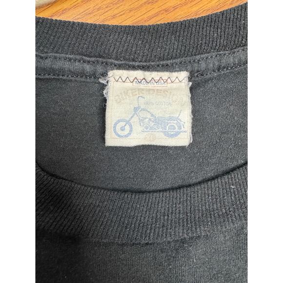 Vintage T-Shirt Bad to the Bone Sturgis 1998 Harley Davidson Biker Design XL - Picture 4 of 6